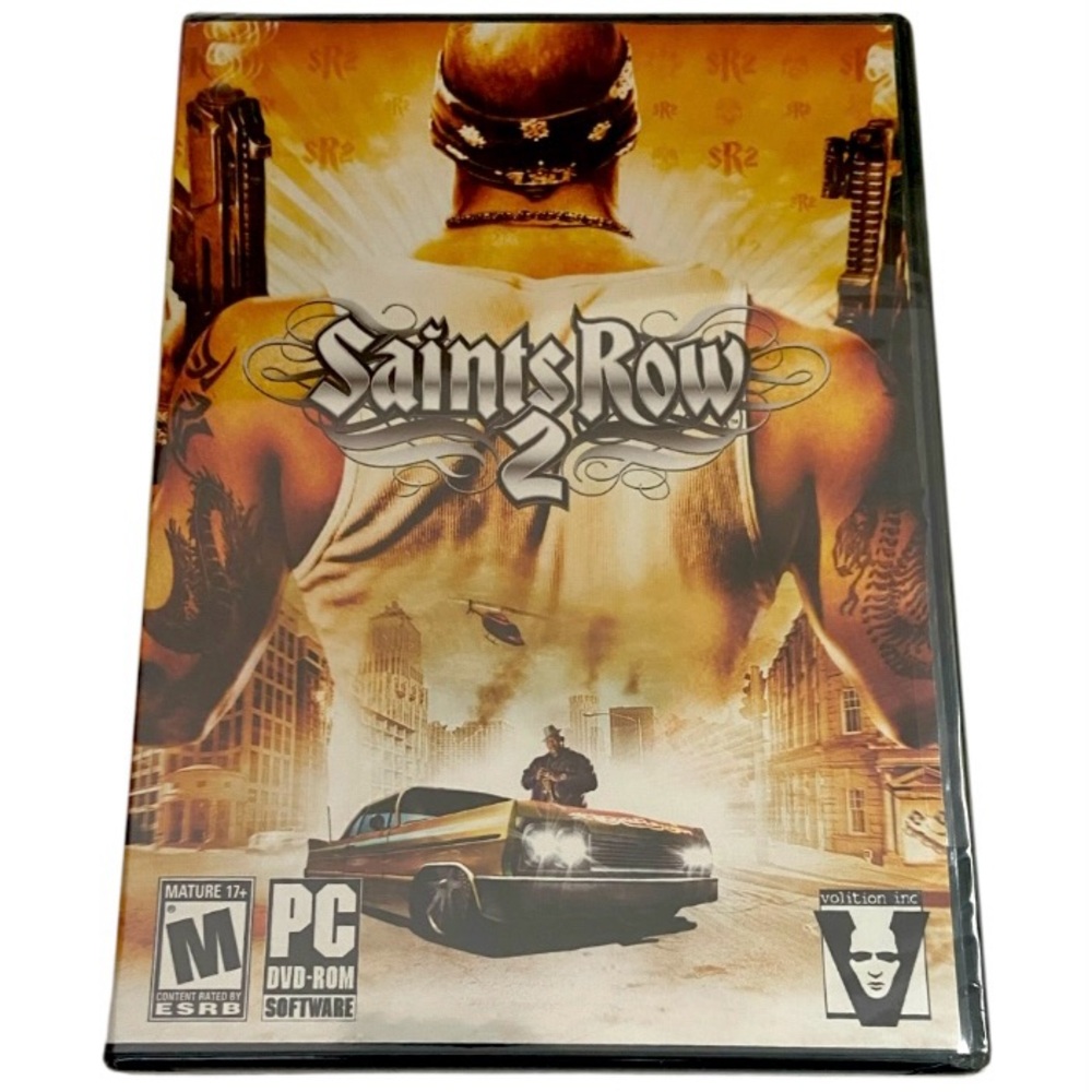Saints Row 2 PC DVD Rom New Sealed Rare Physical Disc‎ Game